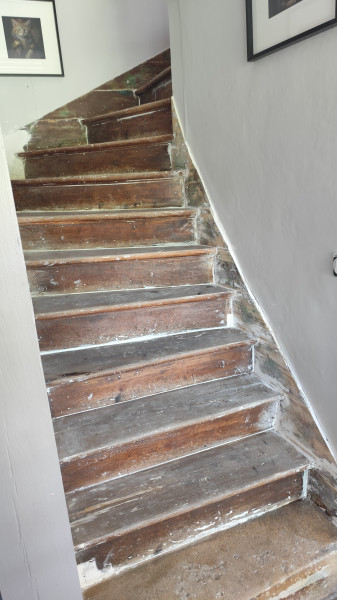 Nettoyage d'escalier